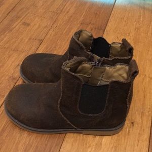 Distressed Brown Boots
